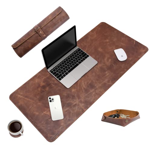 Protect Your Precious Gadgets with Nekmit’s Leather Desk Mate