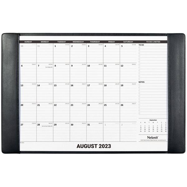 Nekmit 2023-2024 Desk Calendar, 17.5" X 11.5"