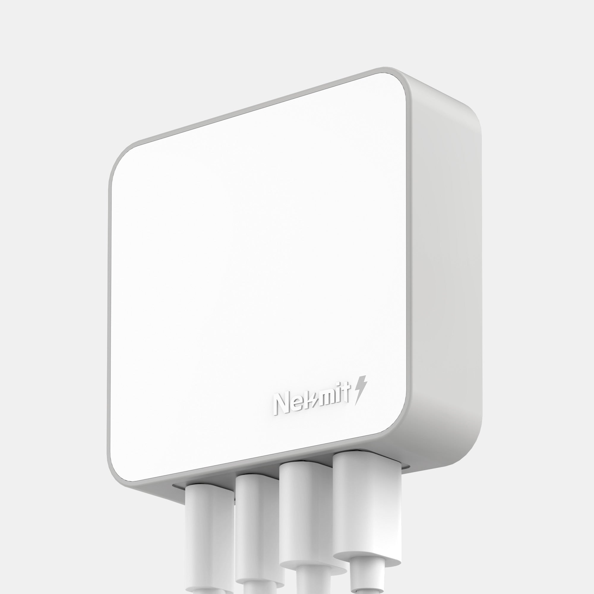White electronic device with 'Neput' branding on a light gray background