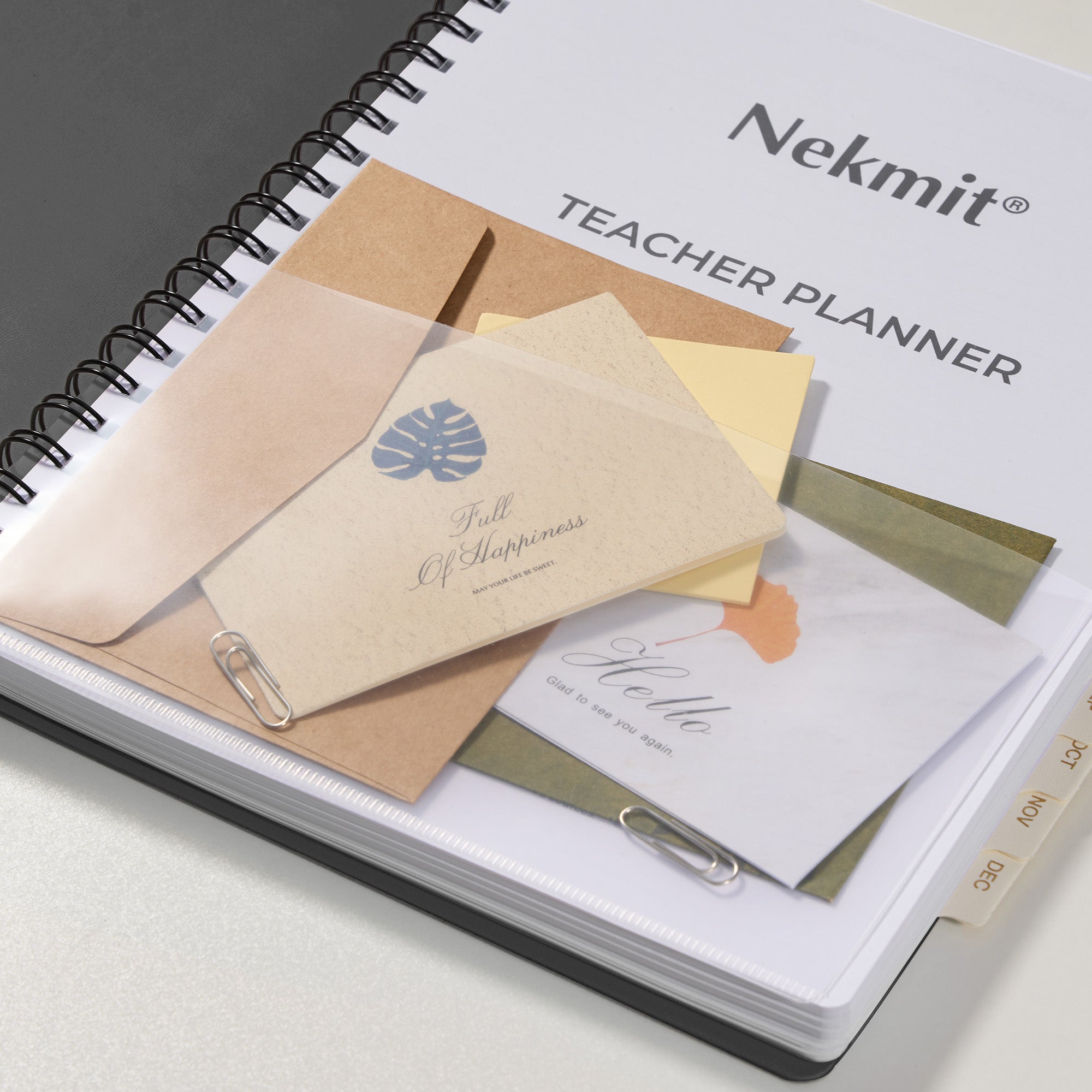 Nekmit 2024-2025 Academic Undated Teacher Planner 8.5" x 11"