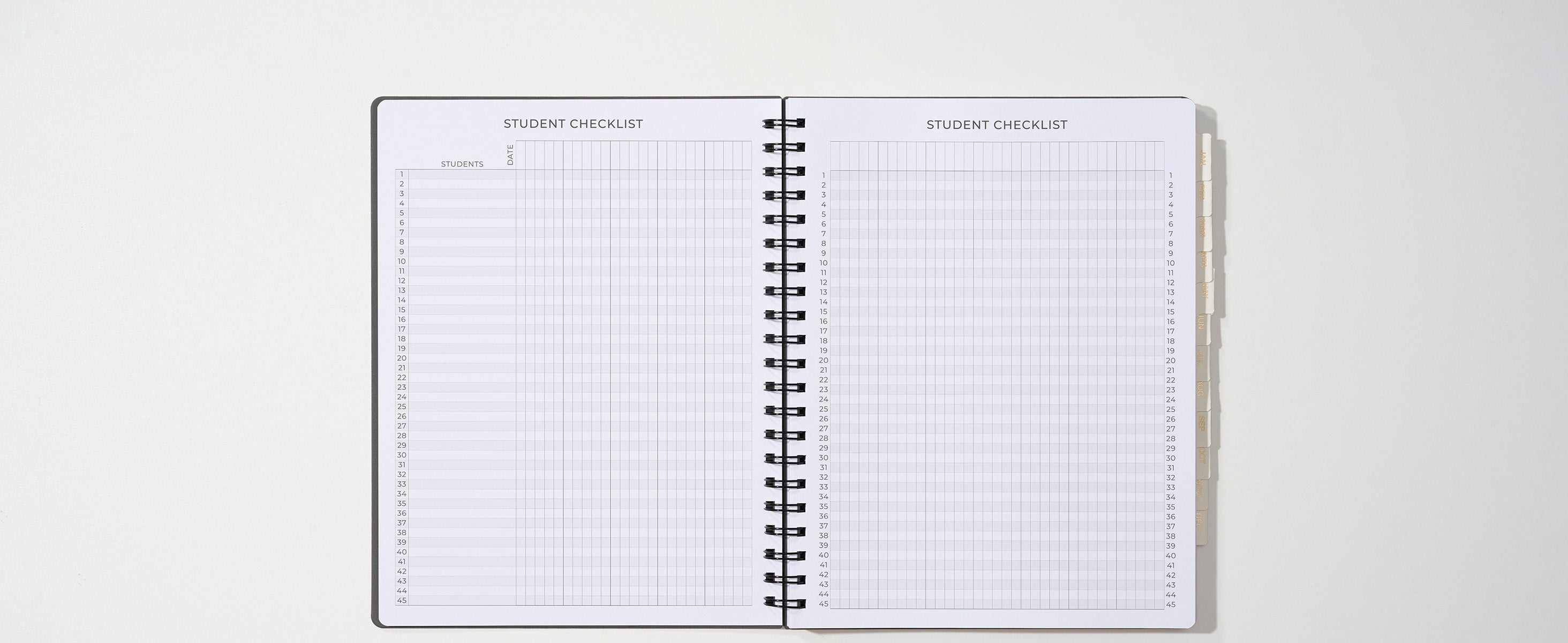 Nekmit 2024-2025 Academic Undated Teacher Planner 8.5 x 11 inch