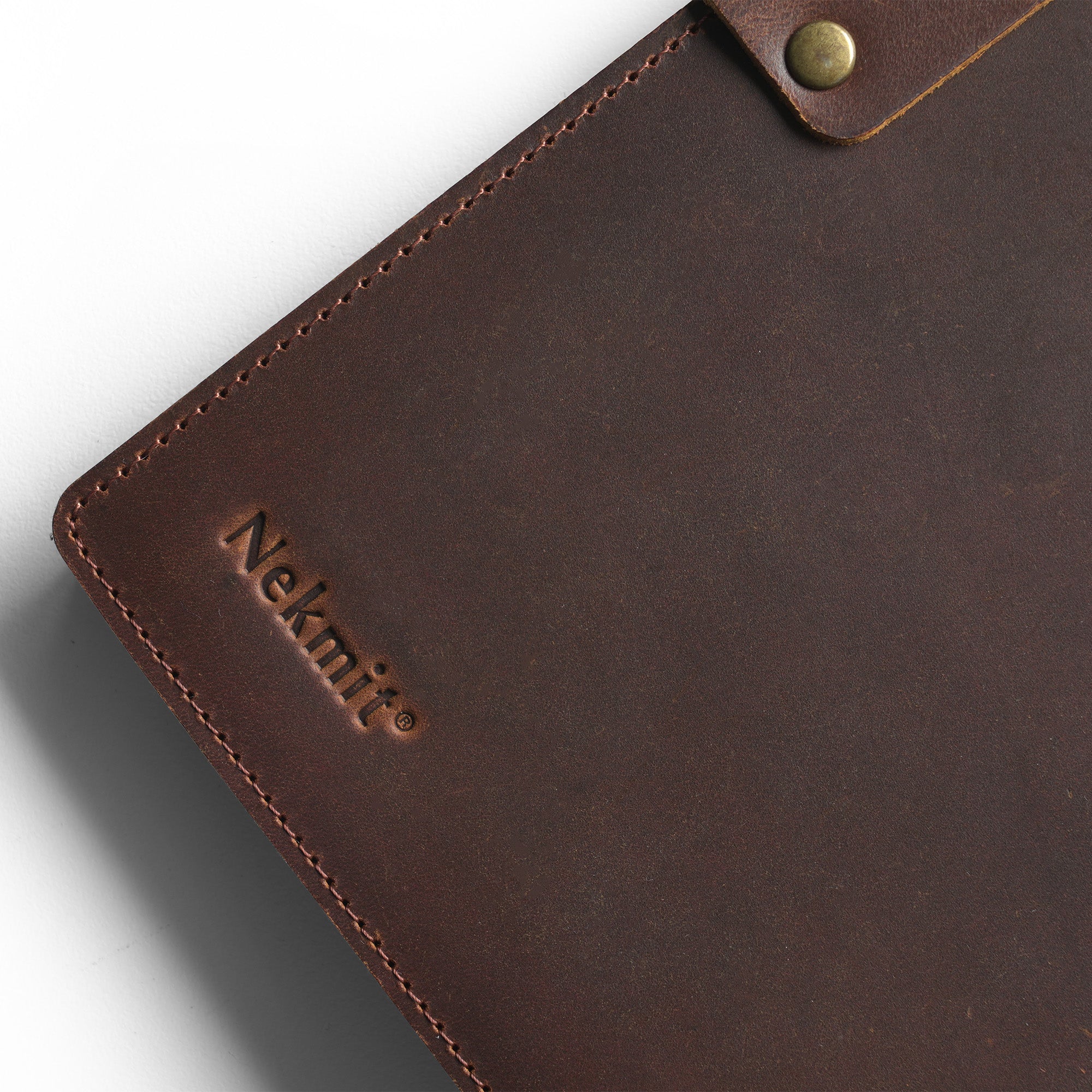 Nekmit A5 6-Ring Binder Genuine Leather Planner Cover