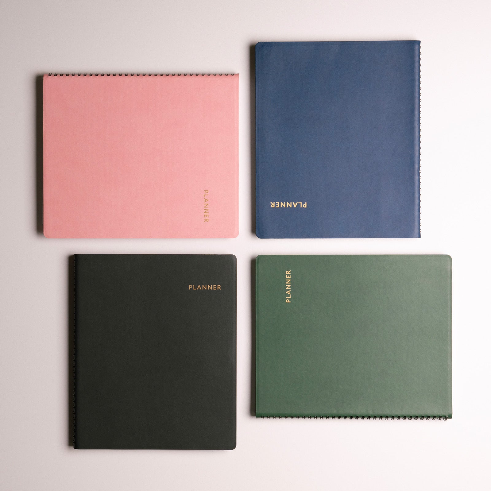 Nekmit Undated Weekly Planner Spiral Bound