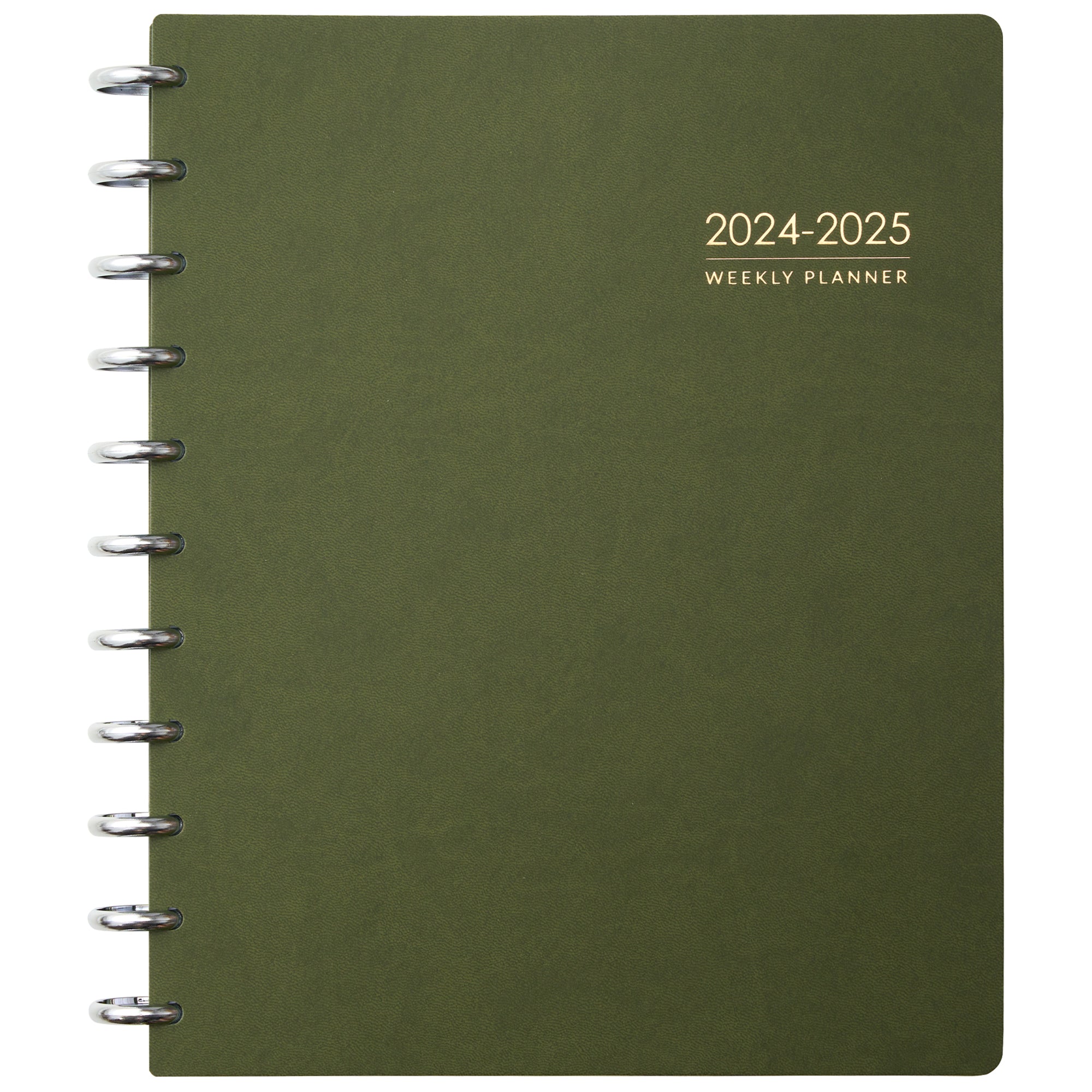 Nekmit 2024 - 2025 Mushroom Hole Weekly Planner 8.5" x 11"