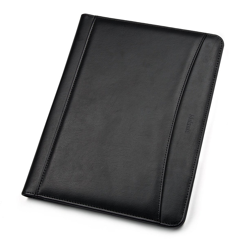 Leather Clipboard Portfolio Black