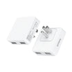 Nekmit 16W Dual Port Flat Slim USB Wall Charger (2 Pack)
