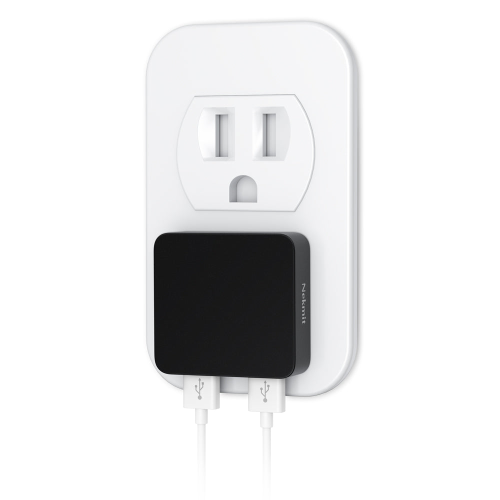 Nekmit 16W Dual Port Flat Slim USB Wall Charger