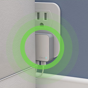 24W Thin Flat USB Wall Charger Dual Port, 2 Pack