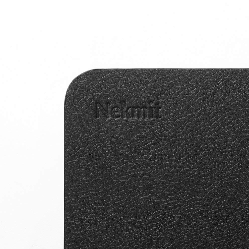 Nekmit Leather Desk Blotter Pad Black