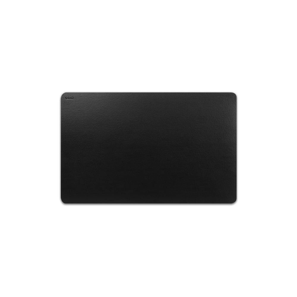 Nekmit Leather Desk Blotter Pad Black